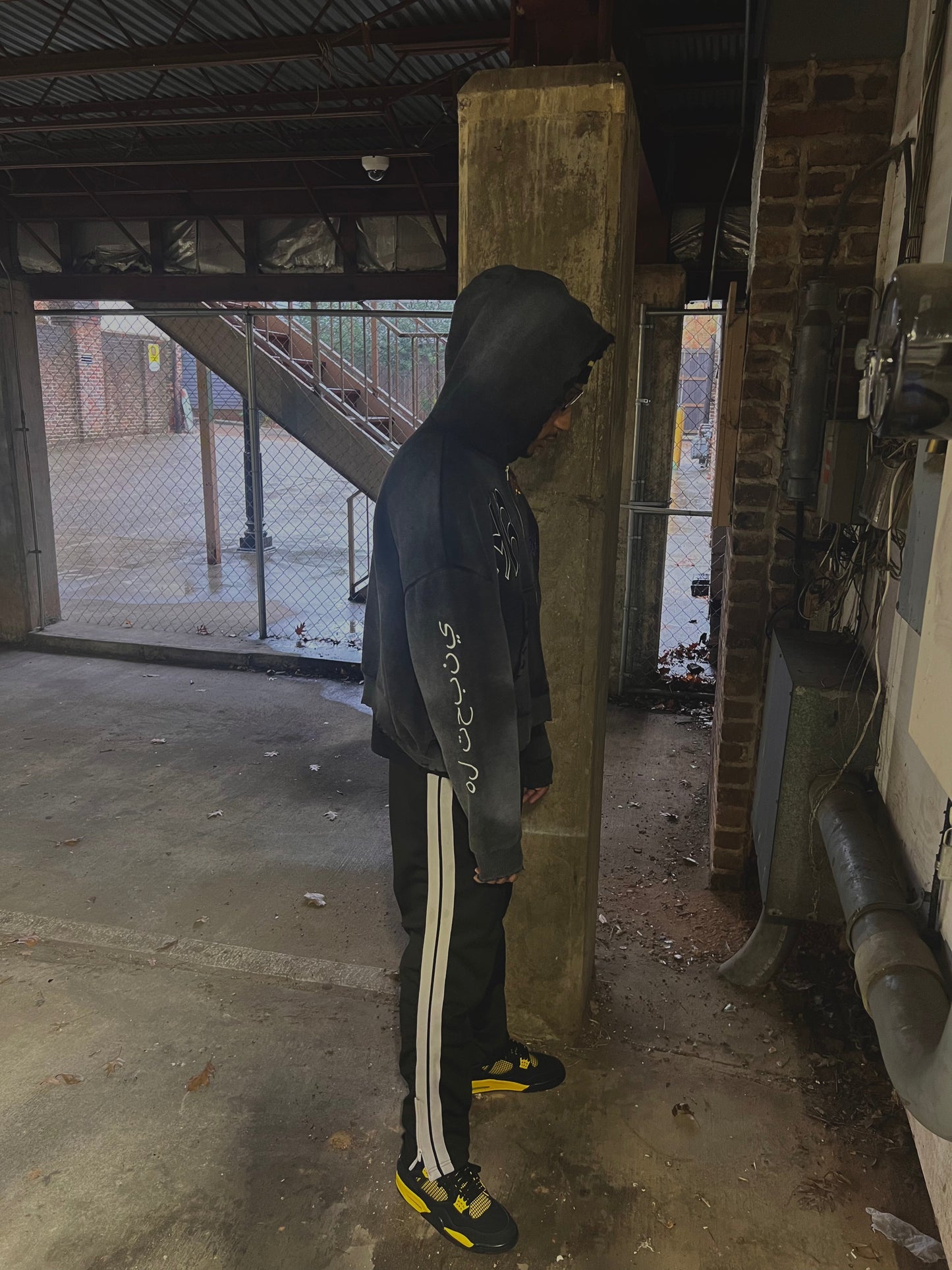 "LONELY" ACID WASH HEARTBROKEN CROP JACKET